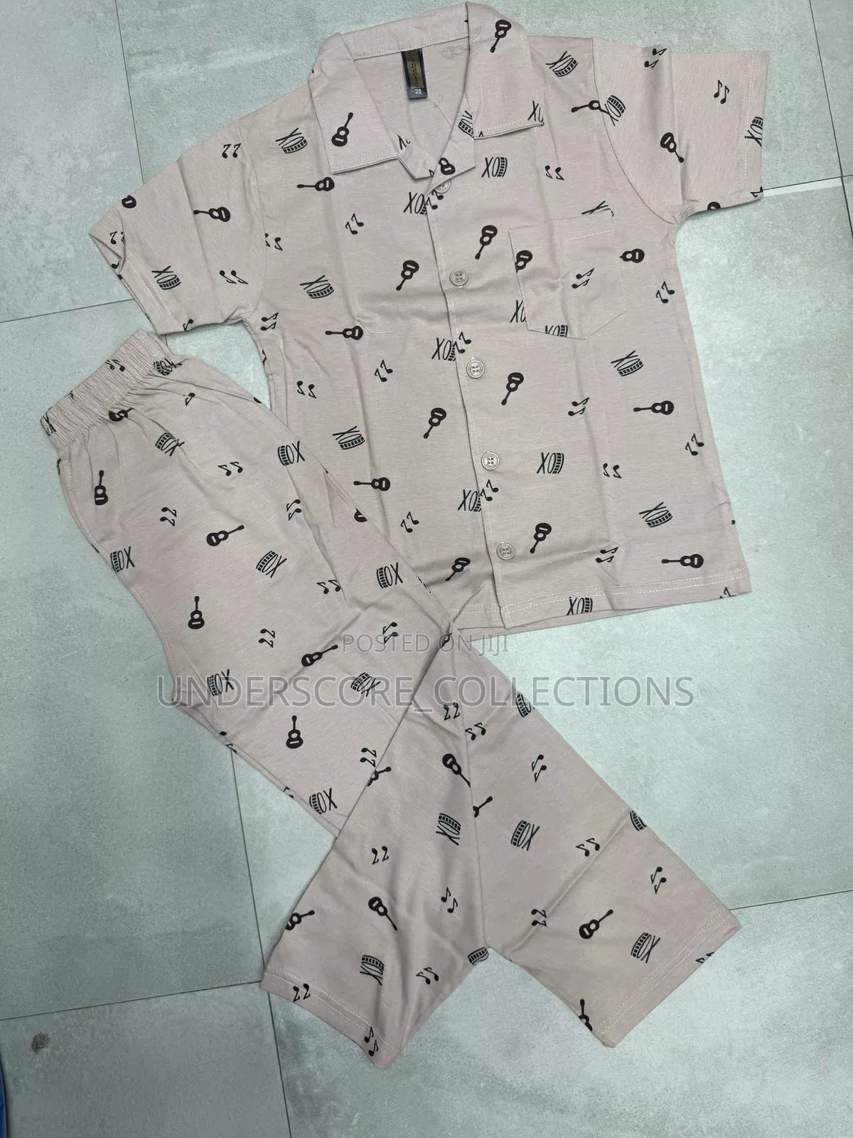 Short Sleeved Kids Pyjamas