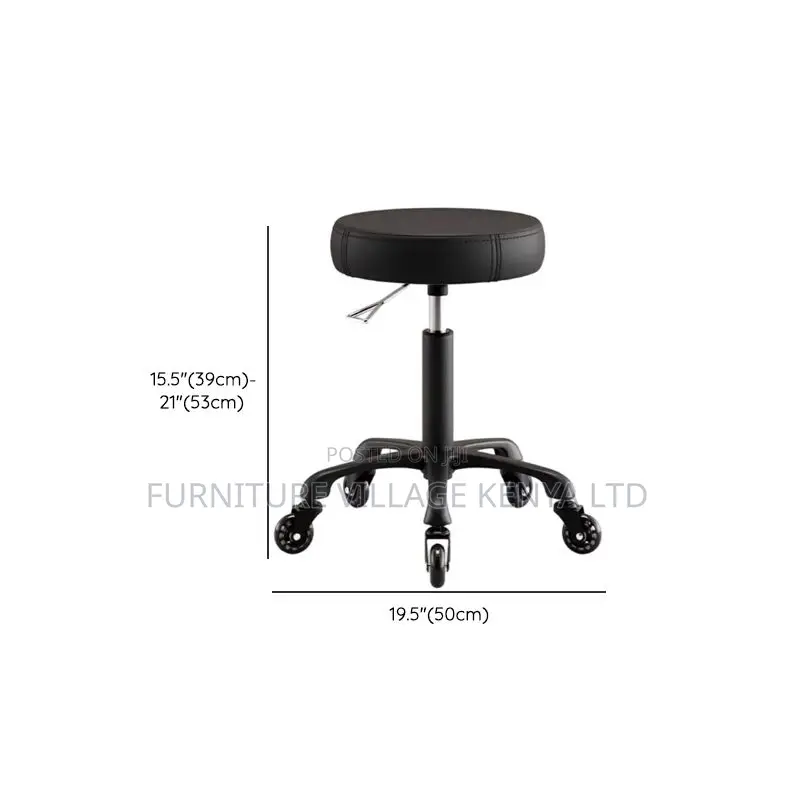 Office Stool:Round Lifting Modern Office Stool With Wheels