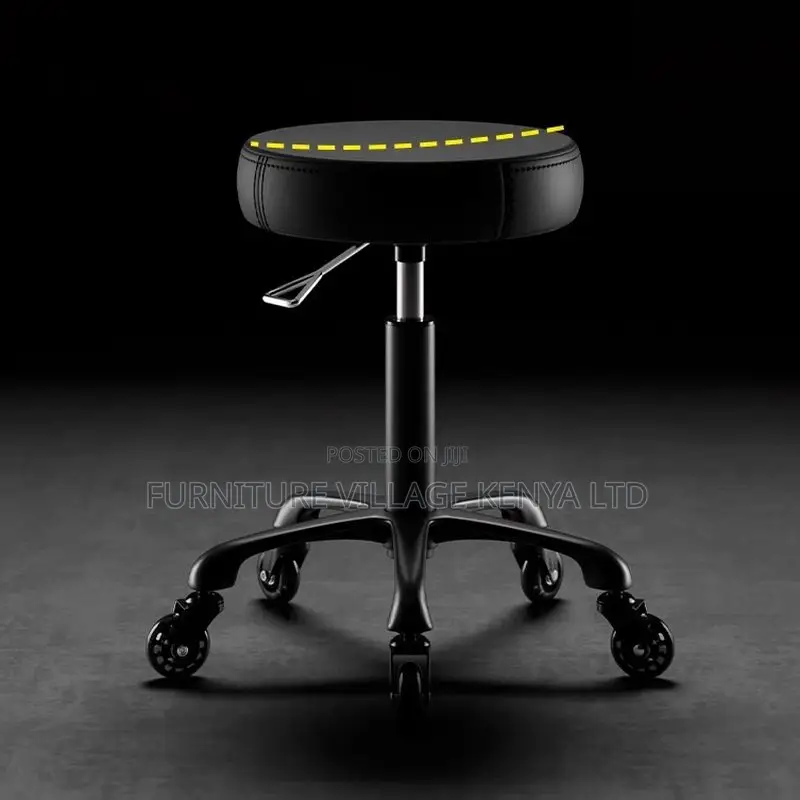 Office Stool:Round Lifting Modern Office Stool With Wheels