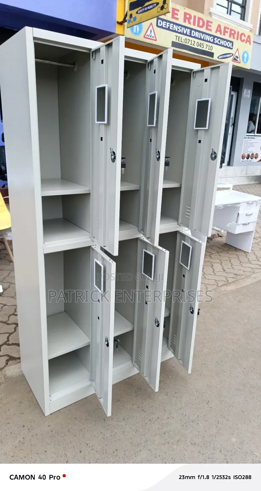 Imppoted Modern Metallic Filling/ Storage Cabinet 6 Door