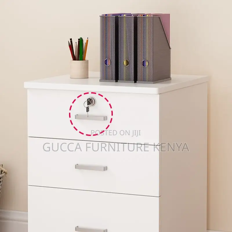 Cabinets:Medium Storage Pedestal With Swivel Wheels