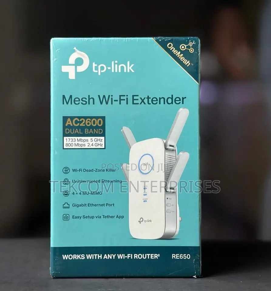 Tp-Link Re650 Mesh With Wi-Fi Extender(Ac2600)
