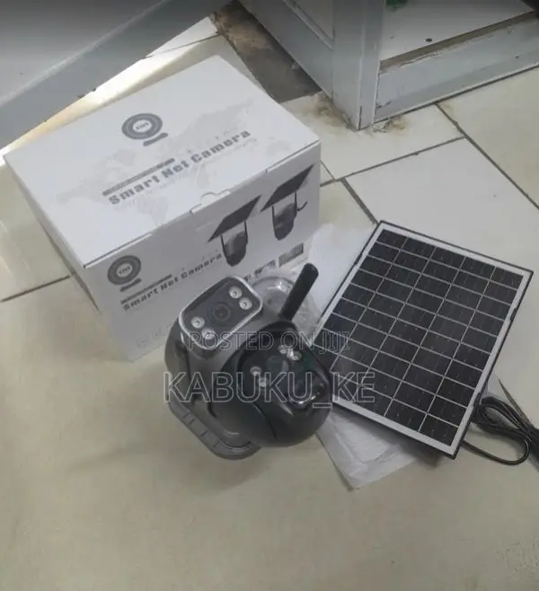 V380 Wifi Solar Powered Dual Lens Camera