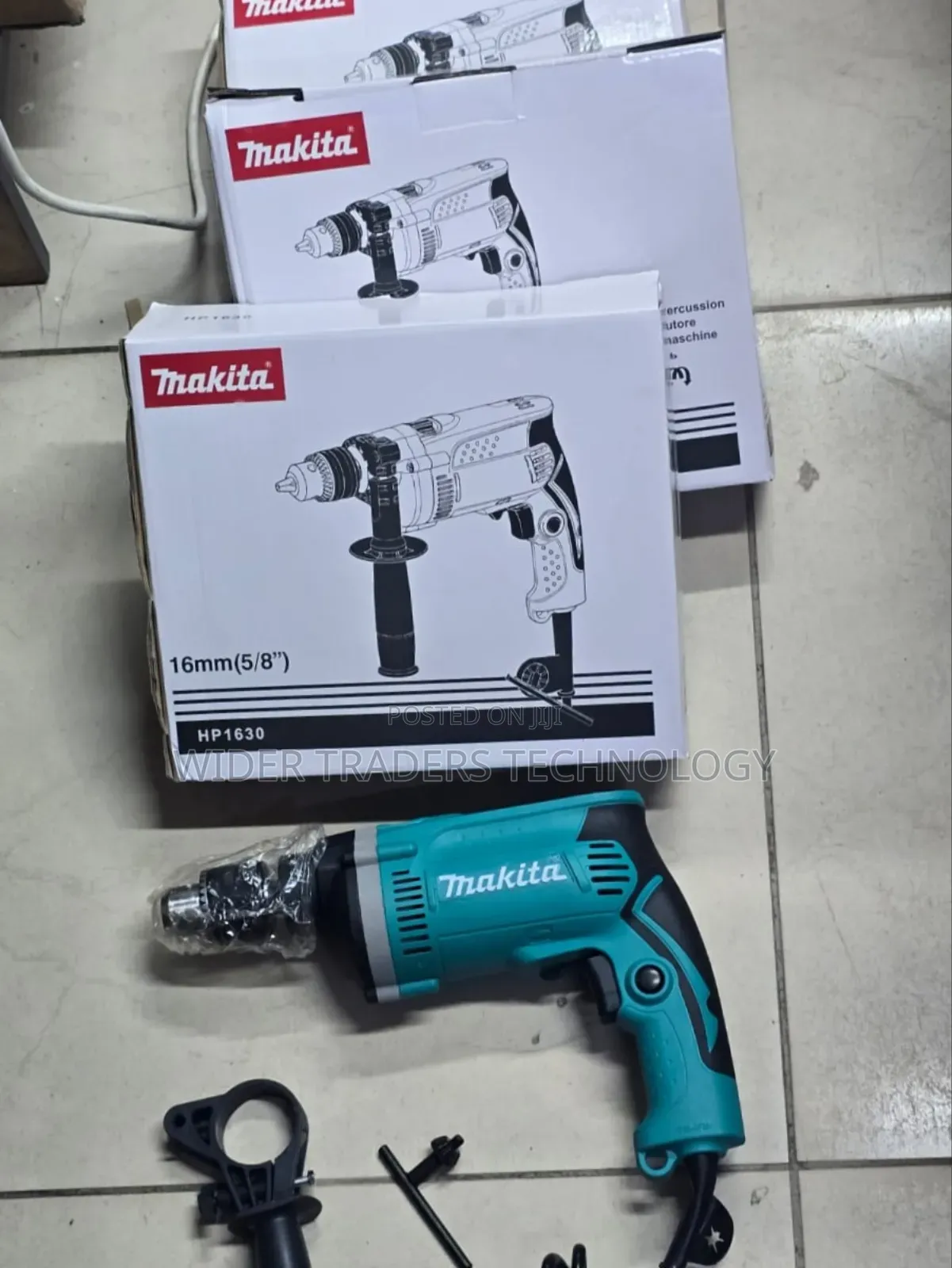 Makita Hp1630 Hammer Drill 13mm Chuck