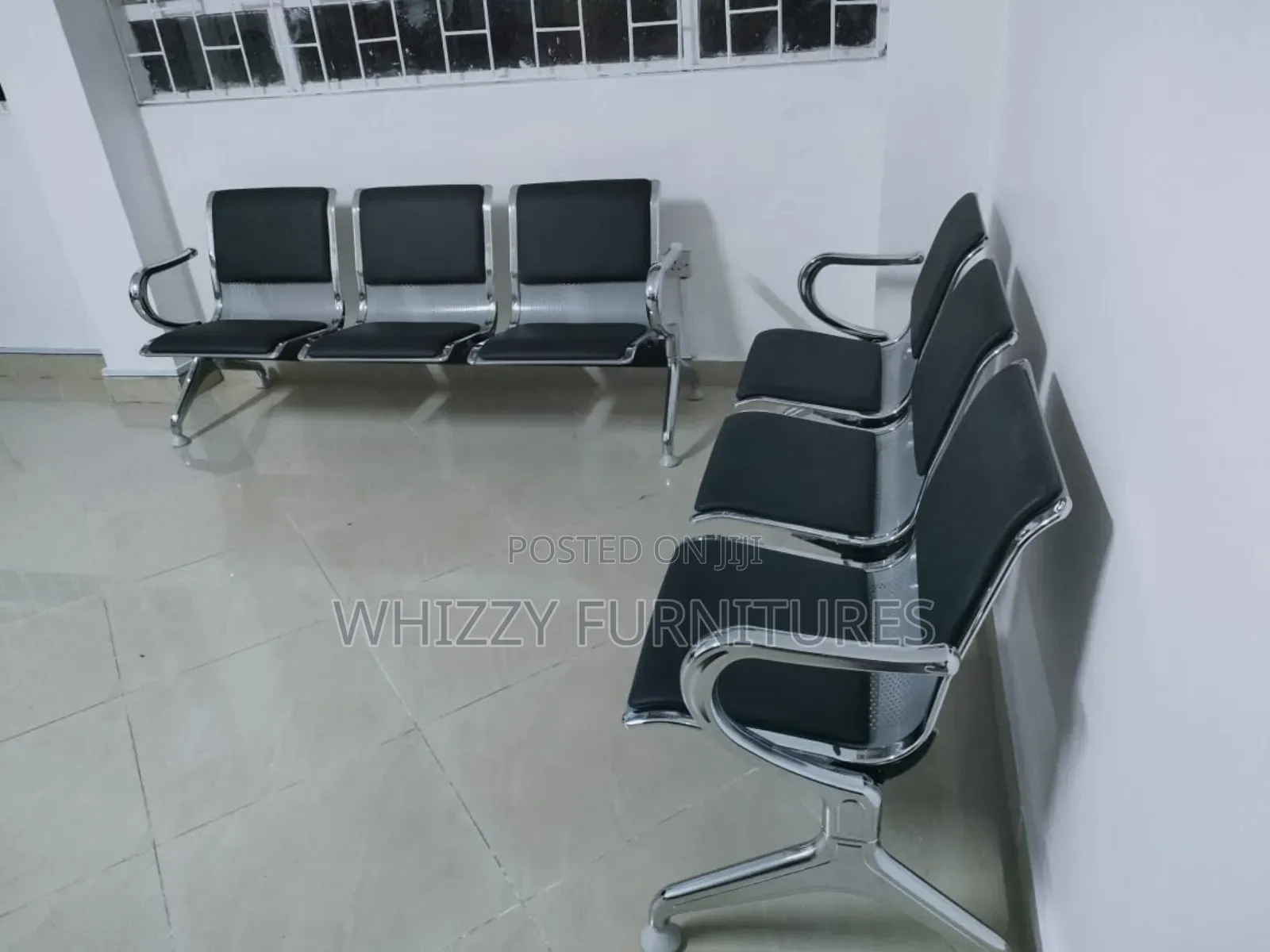 Silver Visitors Office Seat