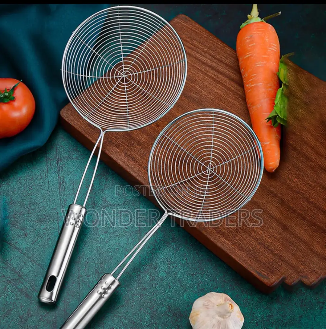 .Stainless Steel Scooper Strainers .