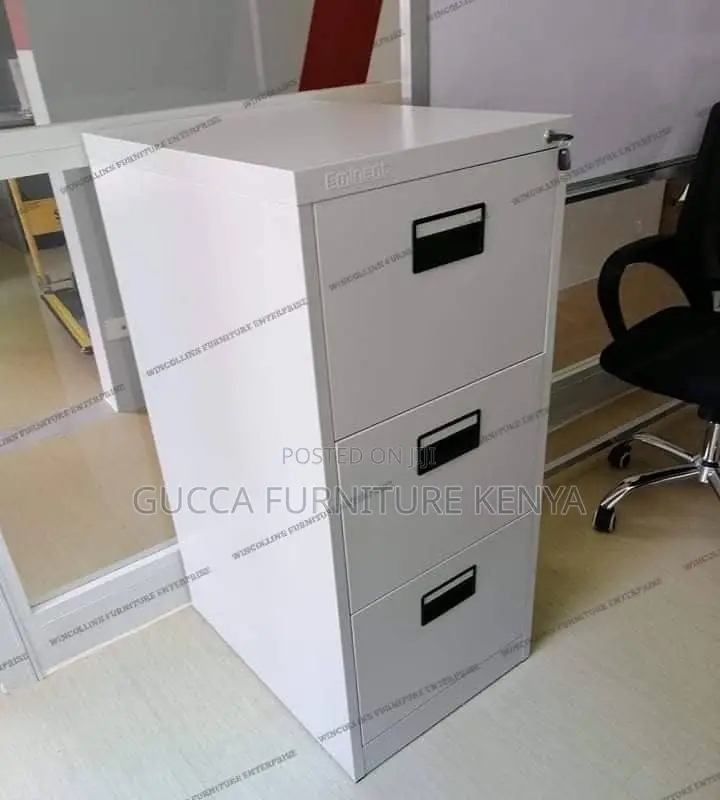 Cabinets:Office Metallic Storage Locker (3-Drawer)