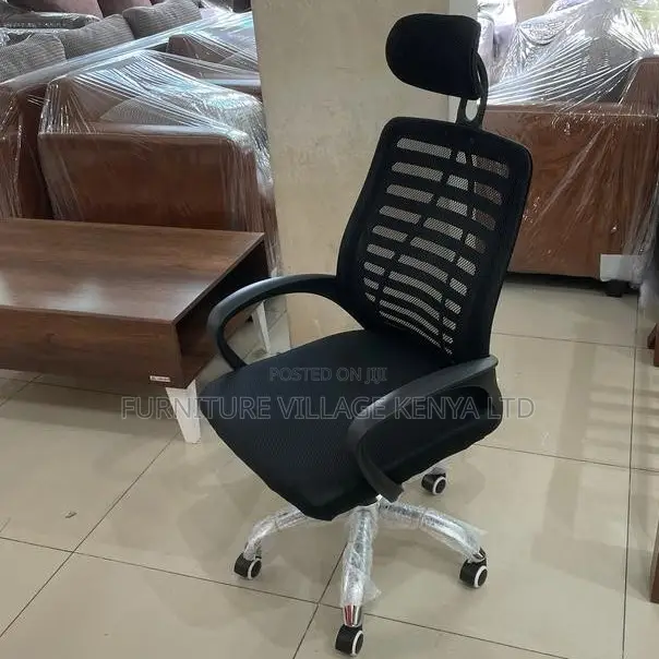 Office Chair:Neck Headrest Ergonomic Mesh Office Chair