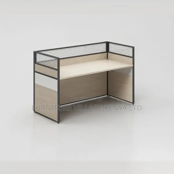 Workstations:Office Compact Modular Desk for One