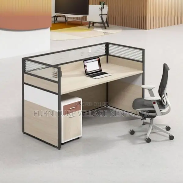 Workstations:Office Compact Modular Desk for One