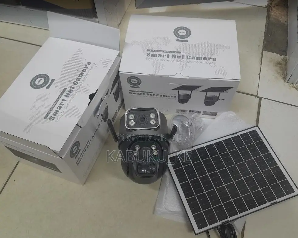 Dual Lens Wifi Solar Camera With Night Colored Vision