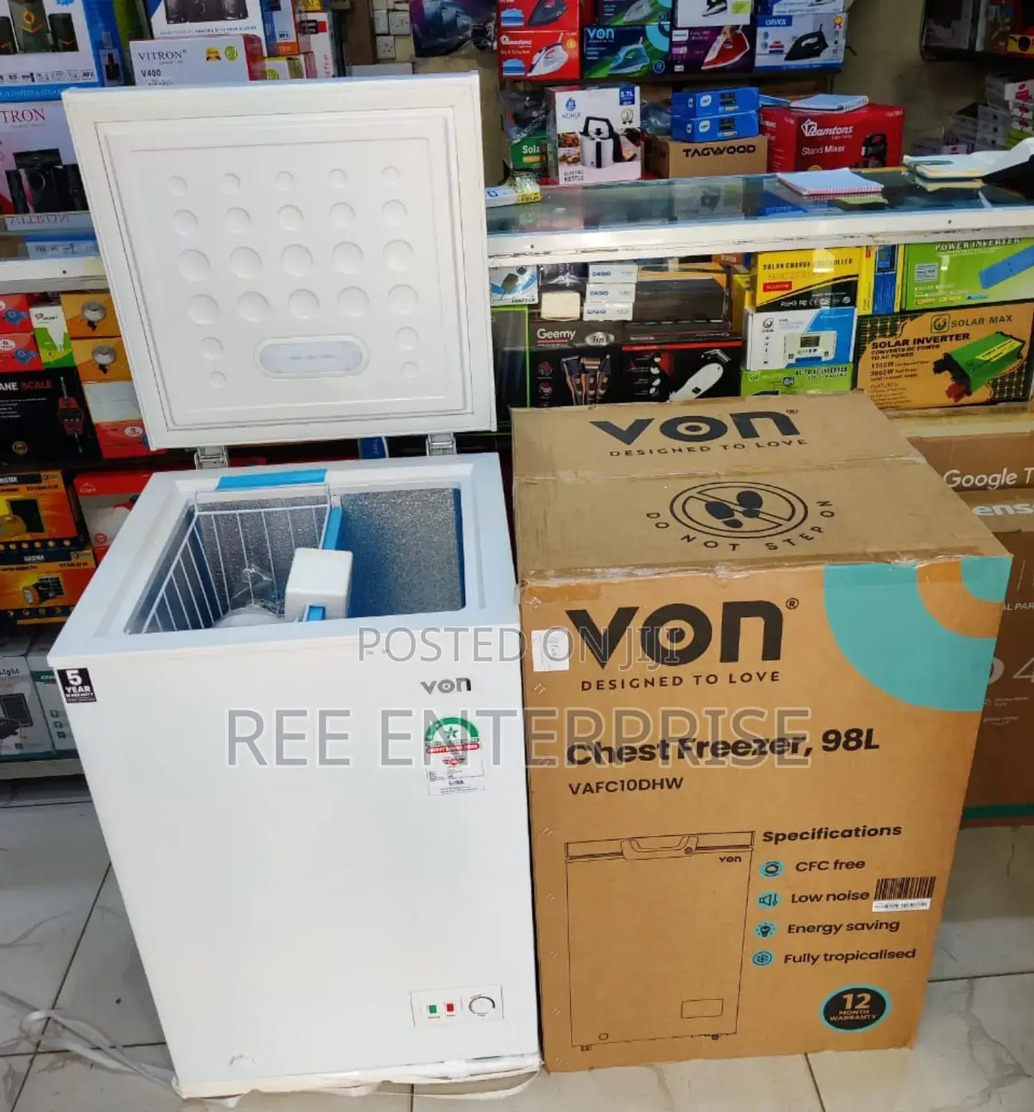 98 Litres Von Freezer