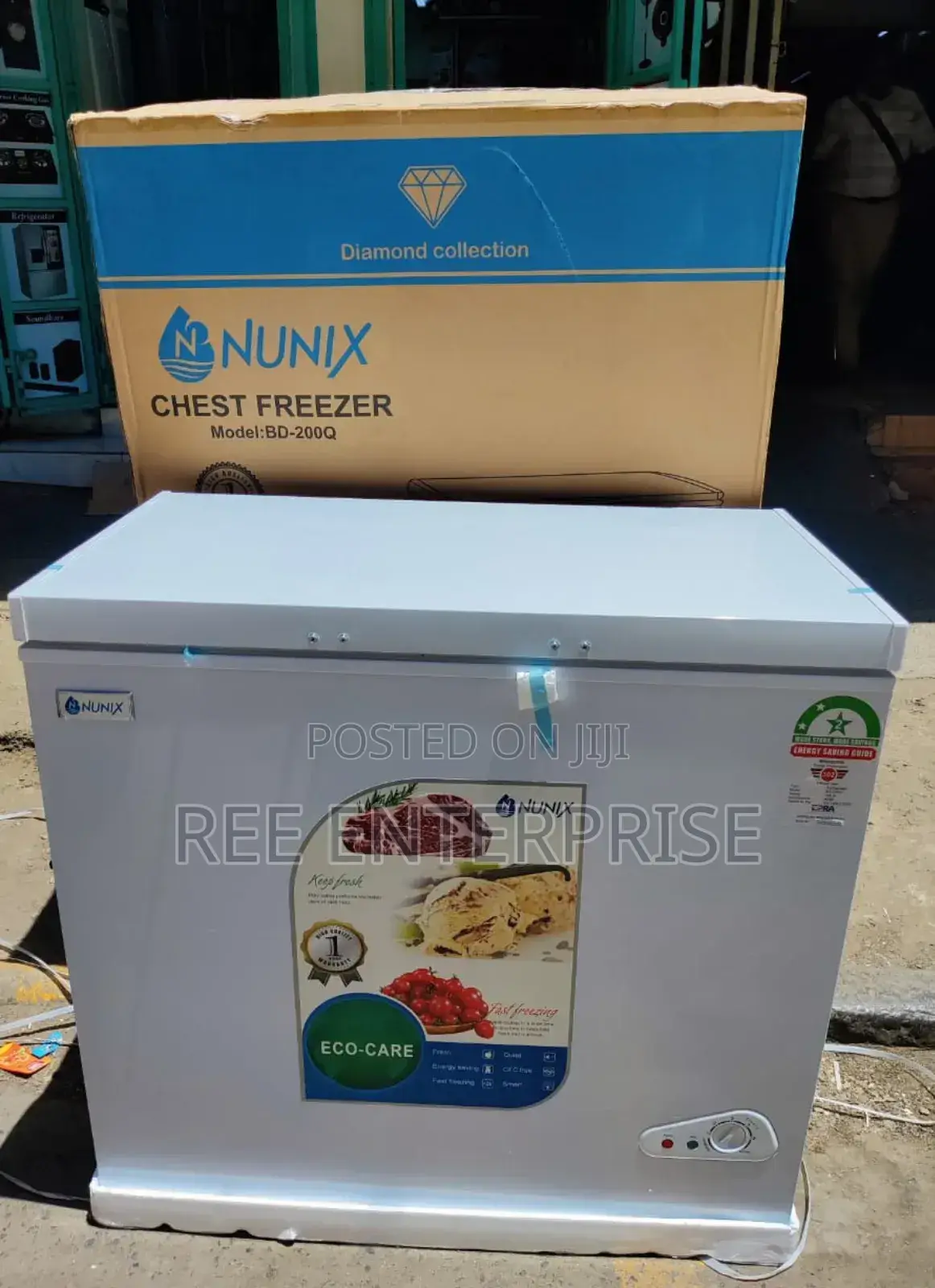 New Model 200 Litres Nunix Chest Freezer