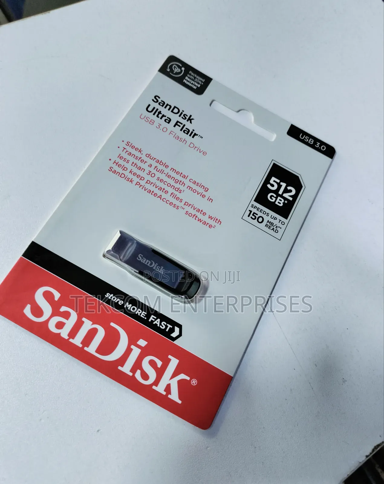 Sandisk Ultra Flair 3.0 512gb Flash Drive