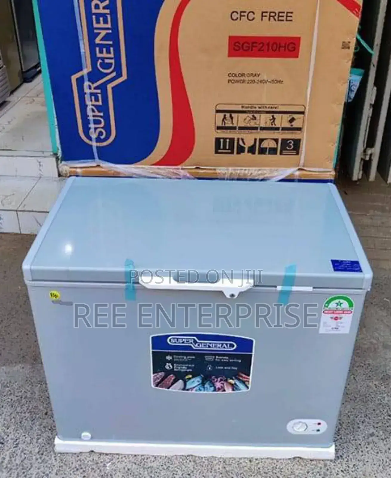 BJS Chest Freezers Sgf210hg 210litres
