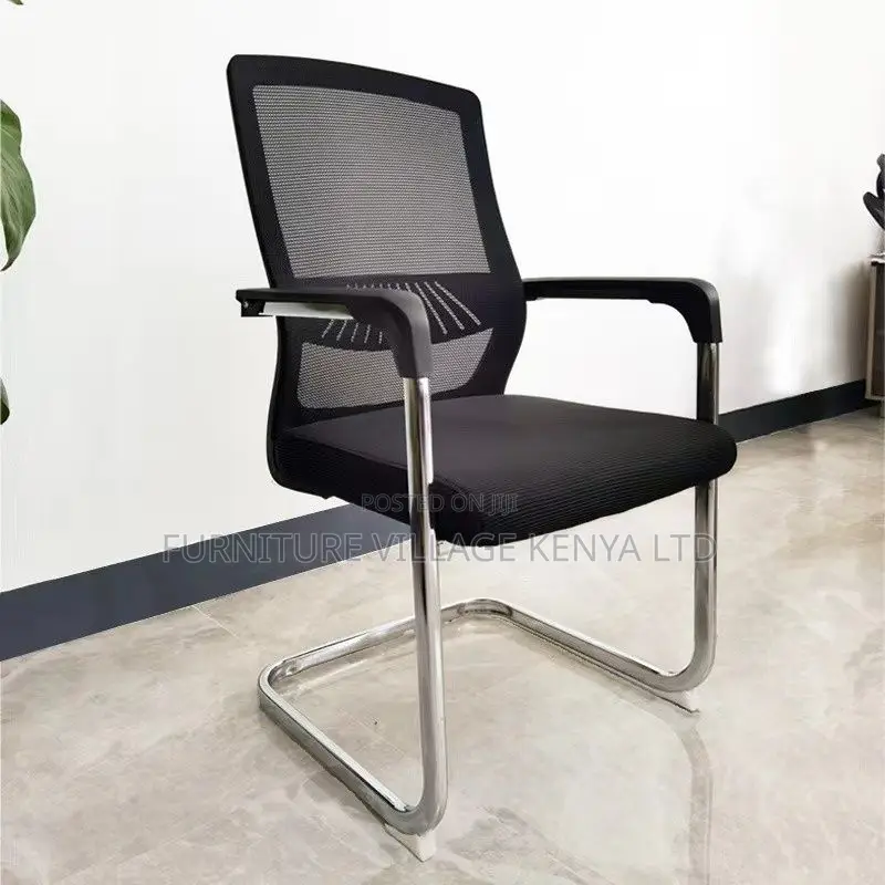 Office Chair:Fixed Conference Chair With Comfortable Armrest