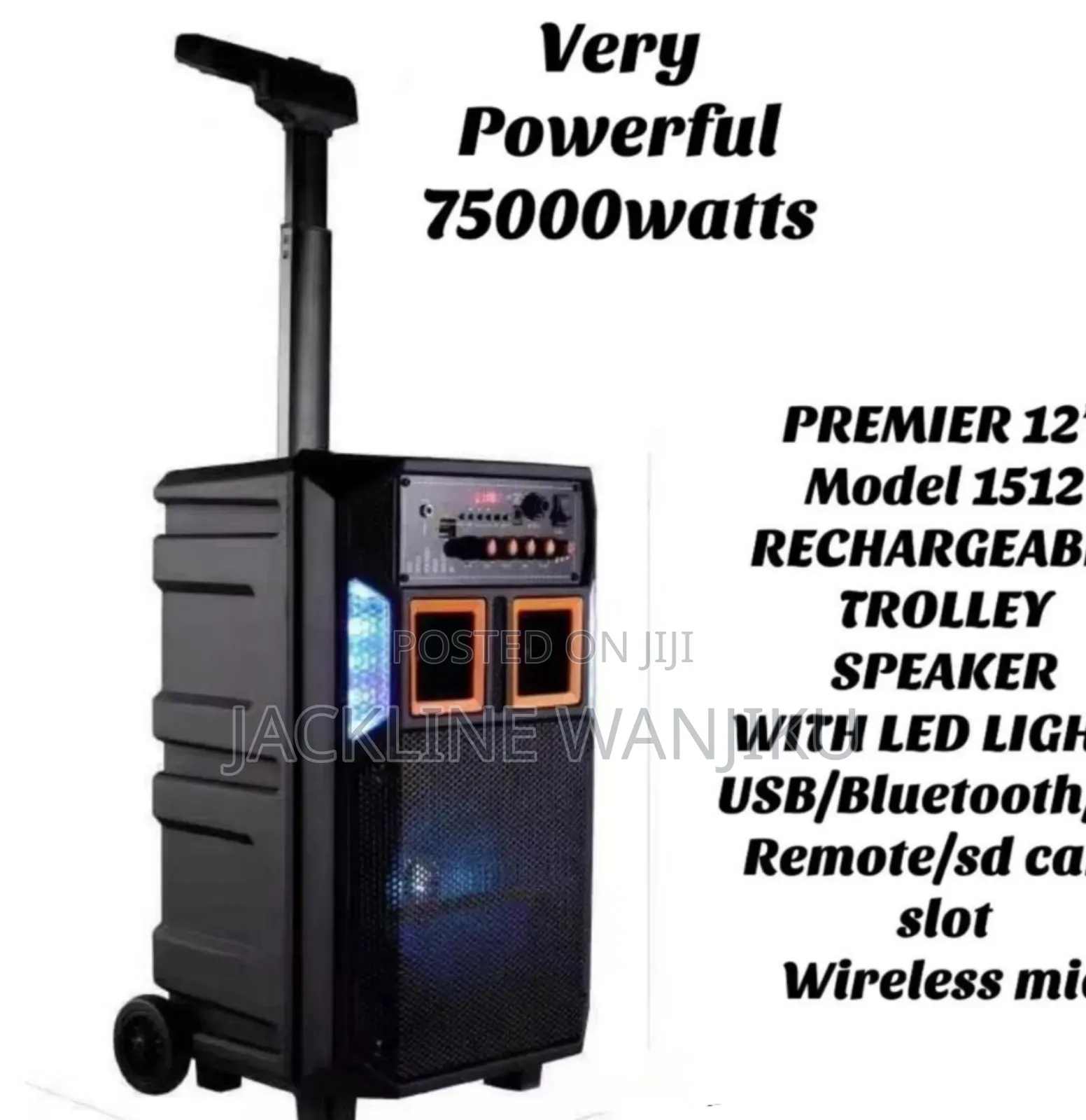 Rechargeable Trolley Speaker/ Portable Speaker