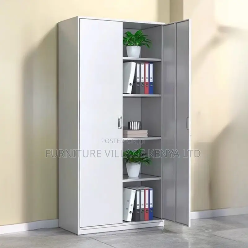 Cabinets:Metallic 2-Door Office Storage Locker-Lockable