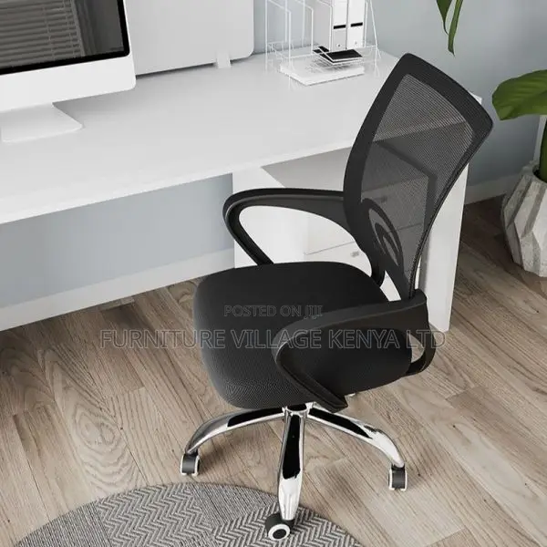 Office Chair:Mobile Clerical Ergonomic Mesh Office Seat