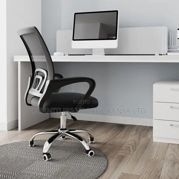 Office Chair:Mobile Clerical Ergonomic Mesh Office Seat