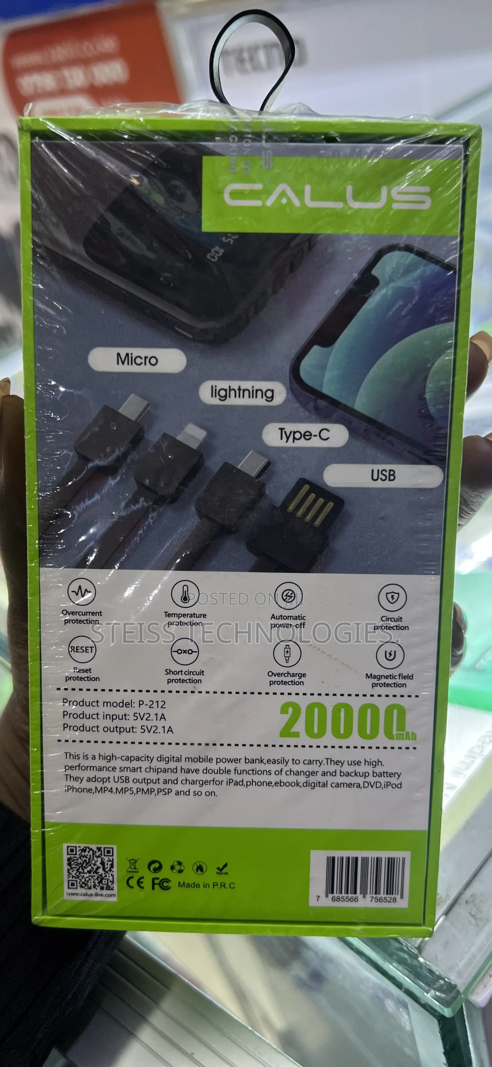 20000mah Calus-Powerbank.