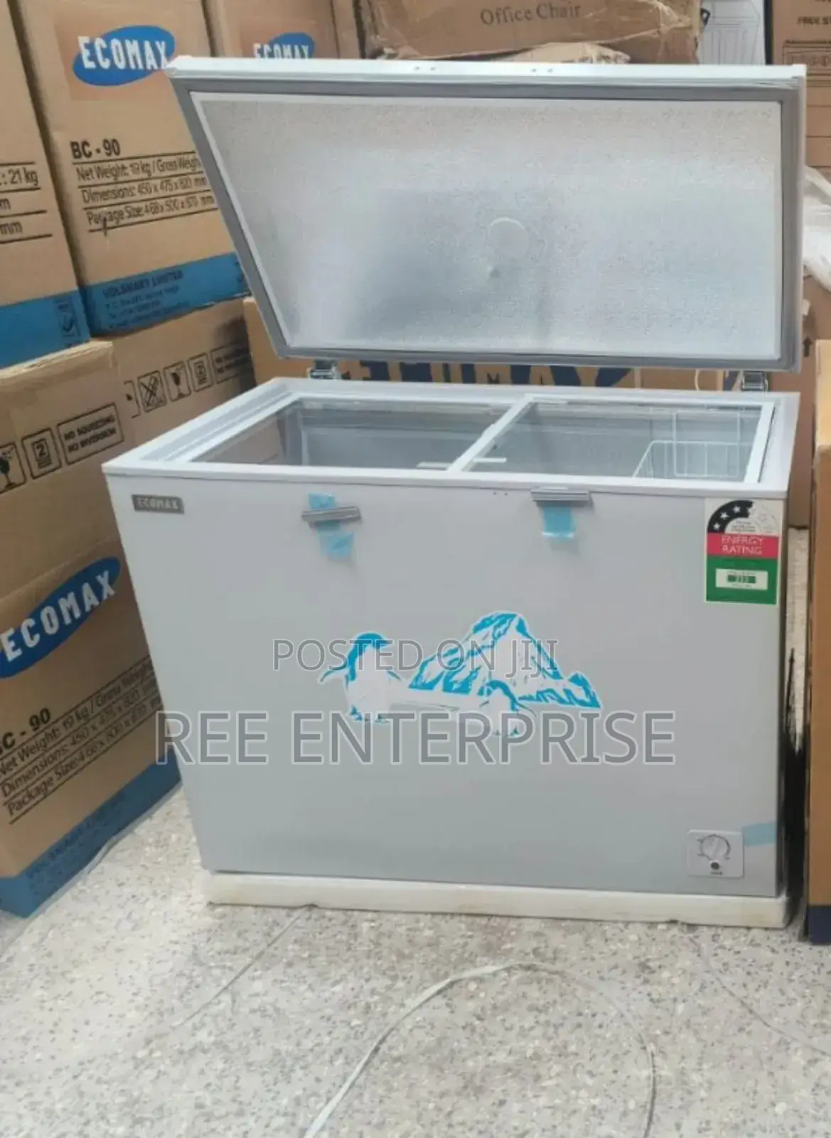 Efficient Ecomax Freezer 219litres
