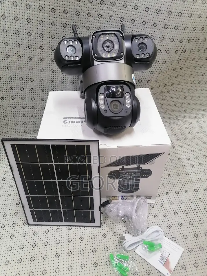 Home Security V380 4g Simcard Triple Lens