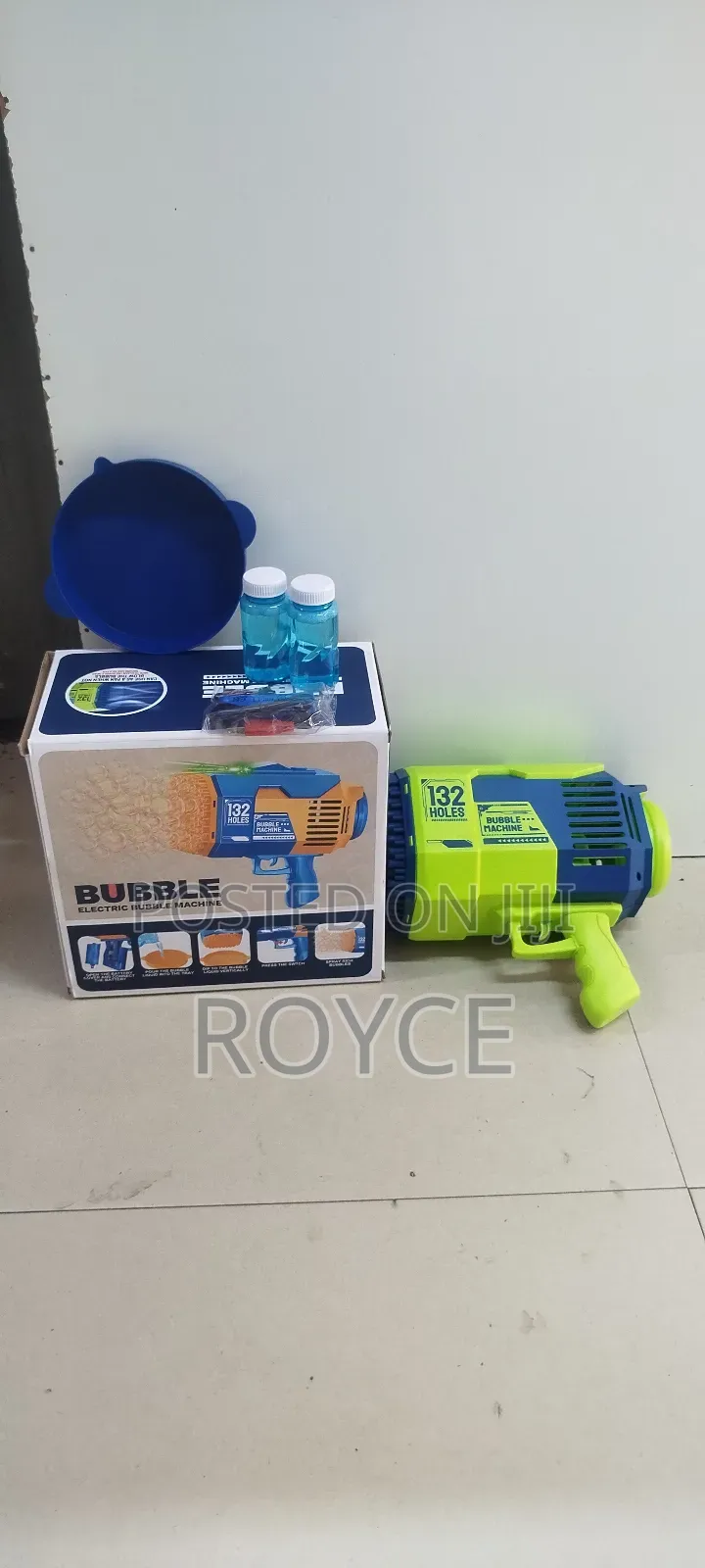 132 Holes Electric Bubble Gun