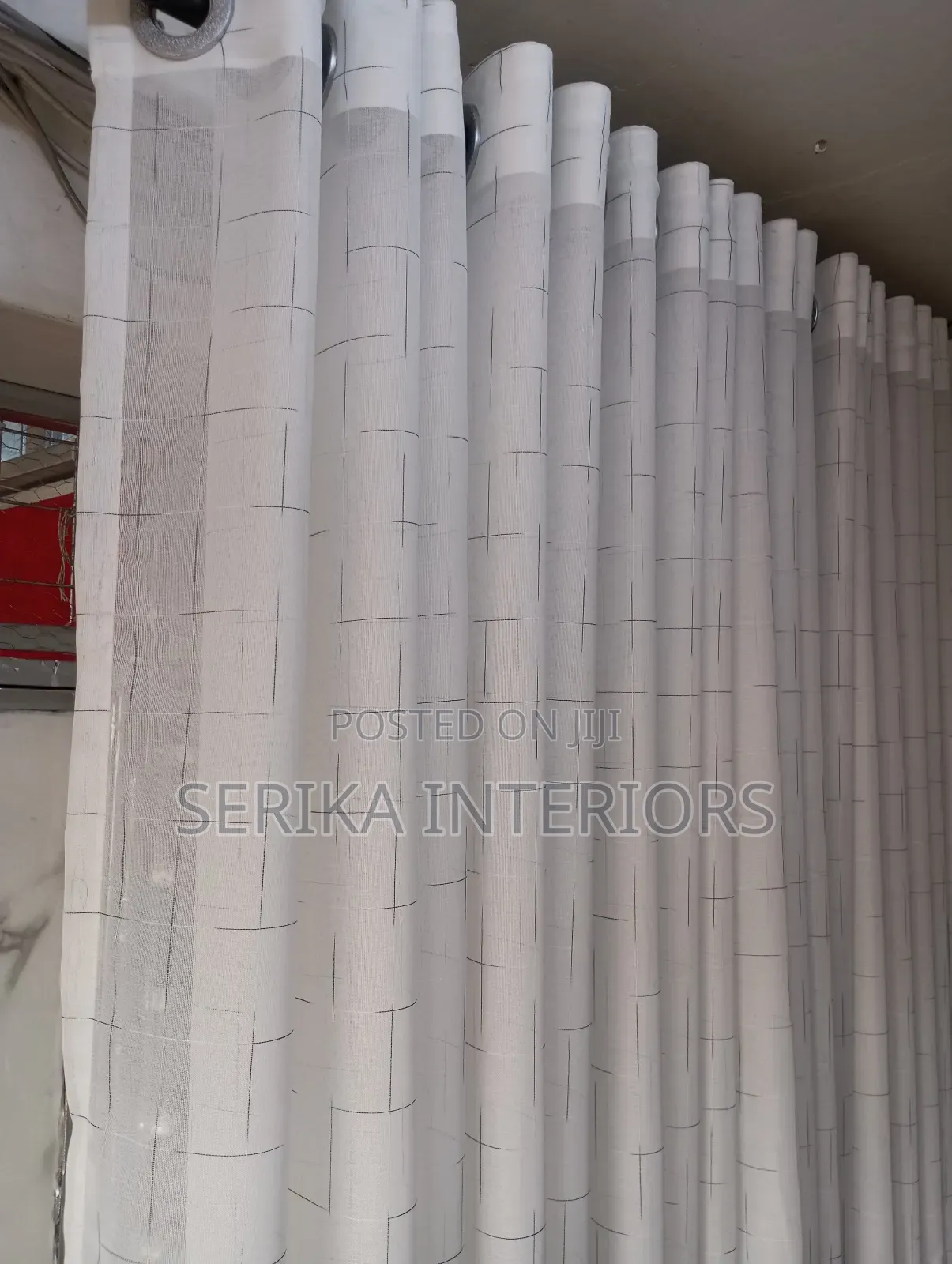 White Rings Sheers Sheer Curtains Sheers