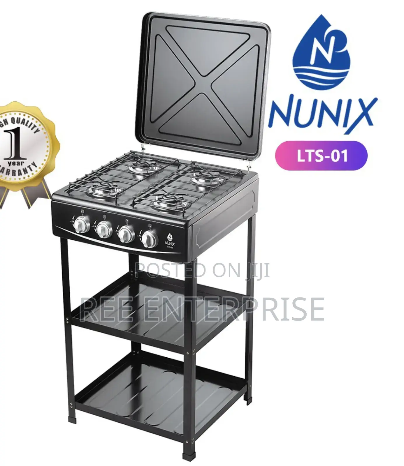 Best  Full Gas Standing Cooker With Shelf Nunix