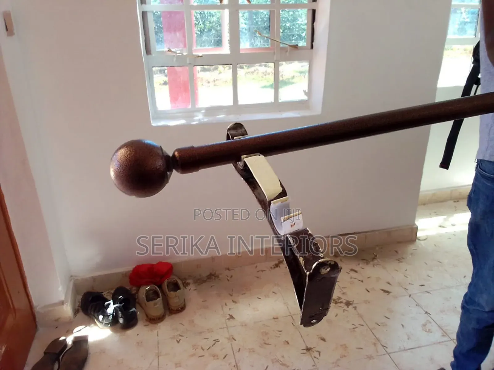 Jua Kali Curtain Rods for a Window Window Curtain Rods