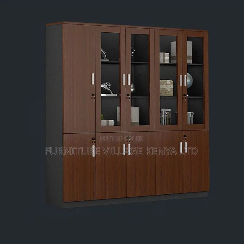Cabinet:Wooden Office Filing Cabinet With Three Compartments