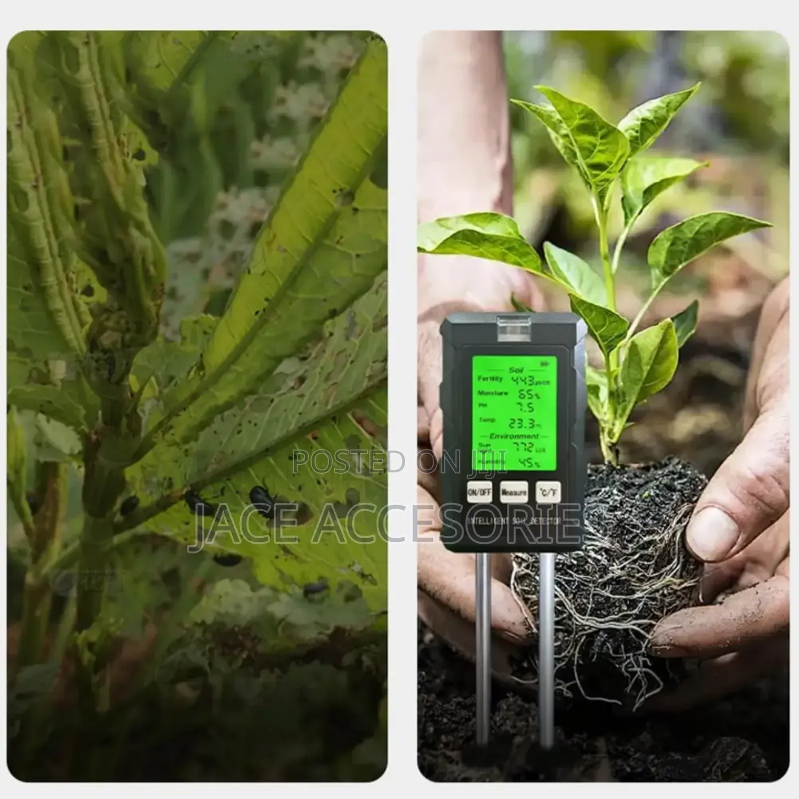 New Soil Tester 6 In 1, Ph,Fertility,Moisture