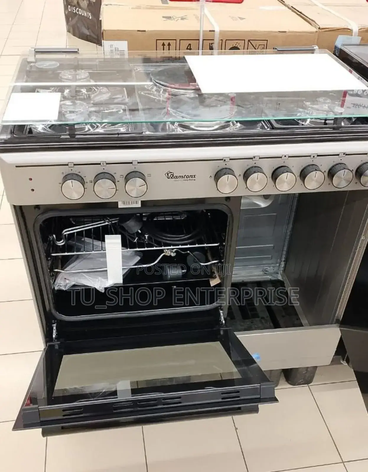 Ramtons Rf/496- 60*90 Stainless Steel Cooker (1yr Wrty)