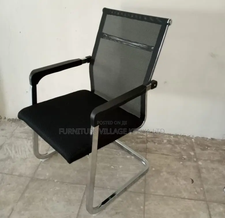 Office Chair:Mesh-Backed Conference Task Bow Office Chair