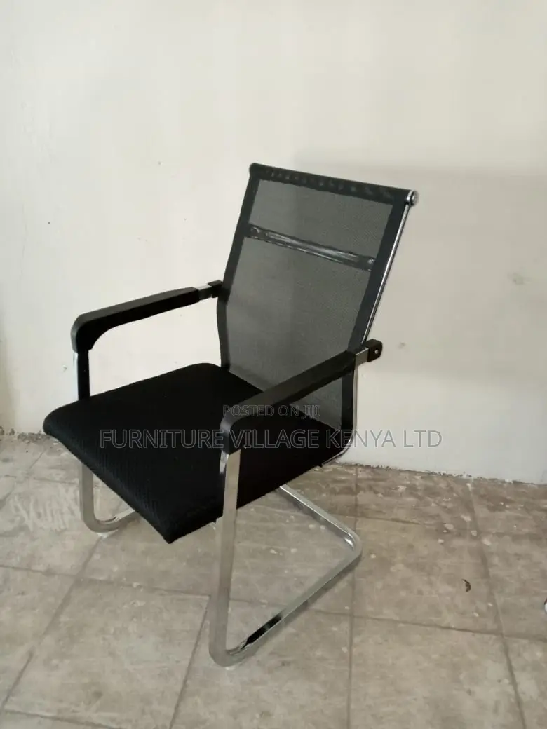 Office Chair:Mesh-Backed Conference Task Bow Office Chair