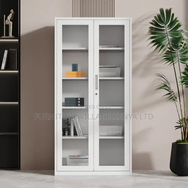 Cabinets:Two-Door Glass Office Filing and Display Cabinet