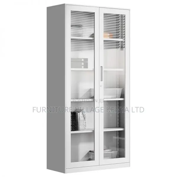 Cabinets:Two-Door Glass Office Filing and Display Cabinet