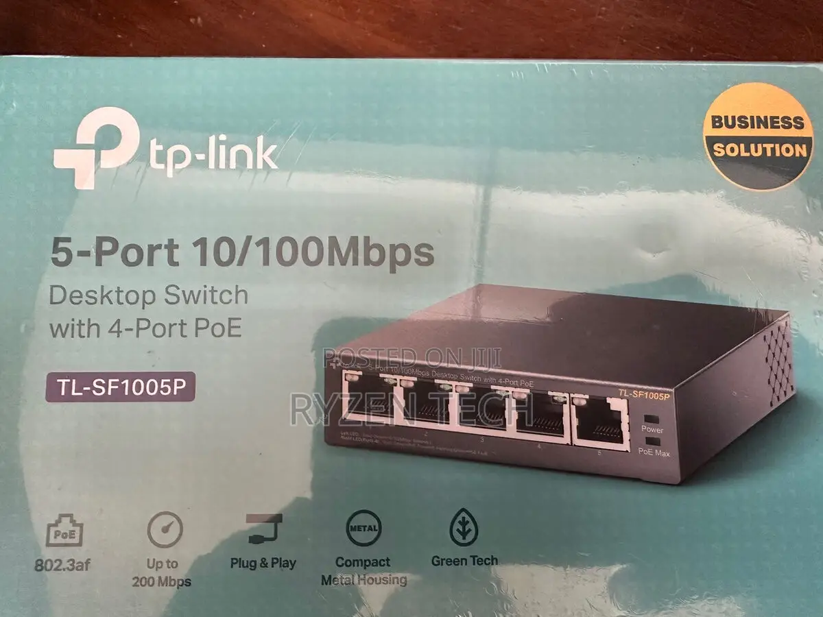 Tp-Link 5 Port Poe Switch Sf1005p