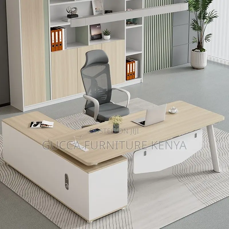 Desk's:180cm Office Desk With Built-in Cable Organization