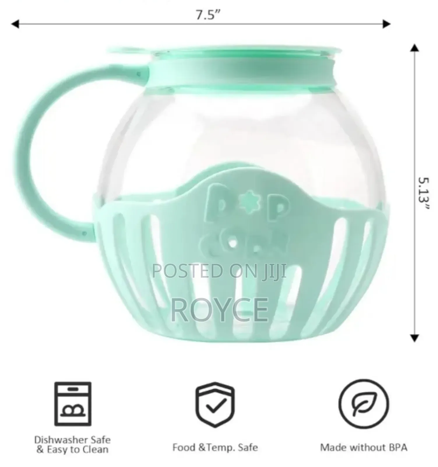 Microwave Popcorn Maker - 2.2litres