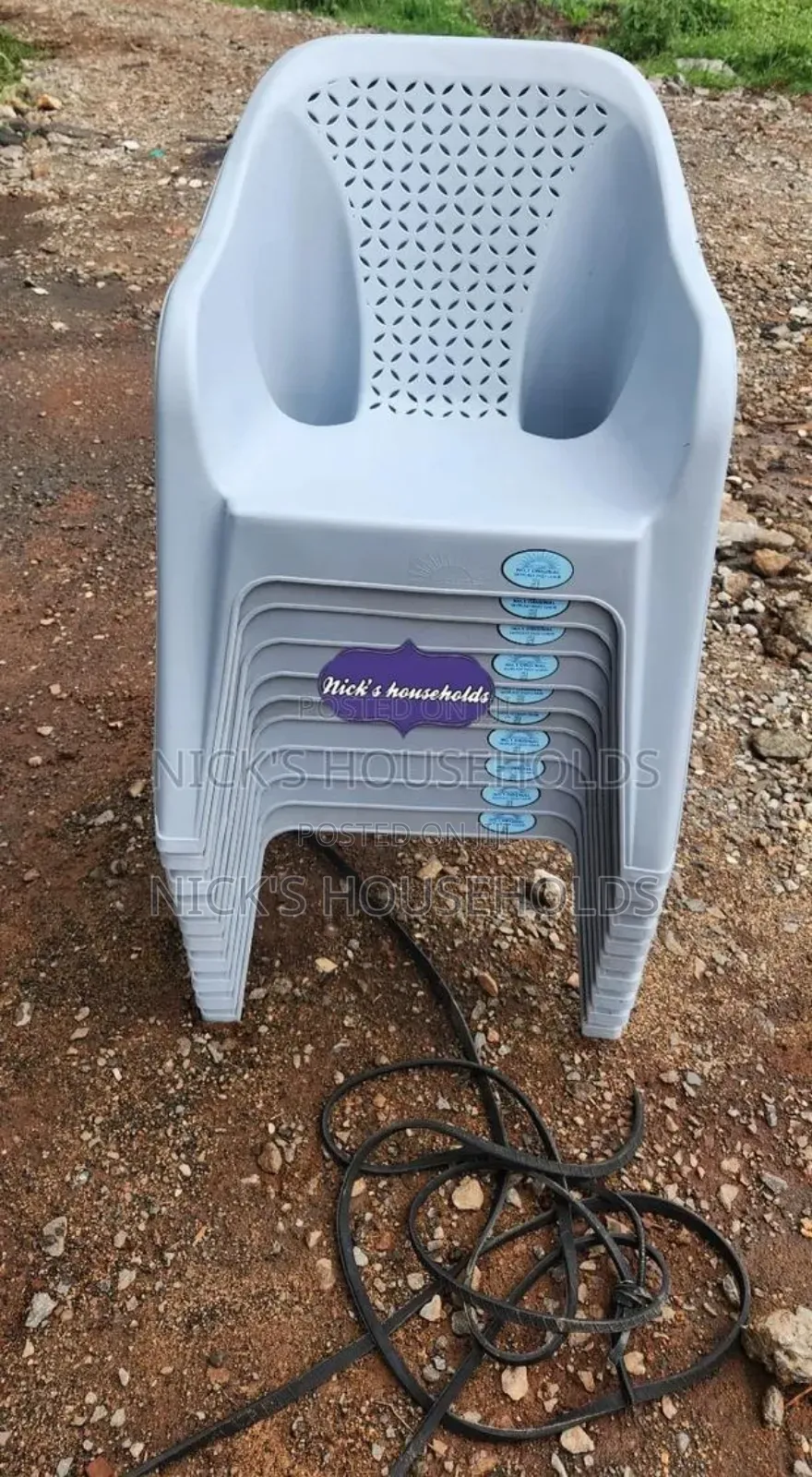 Plastic Chairs Gray Quality Seats