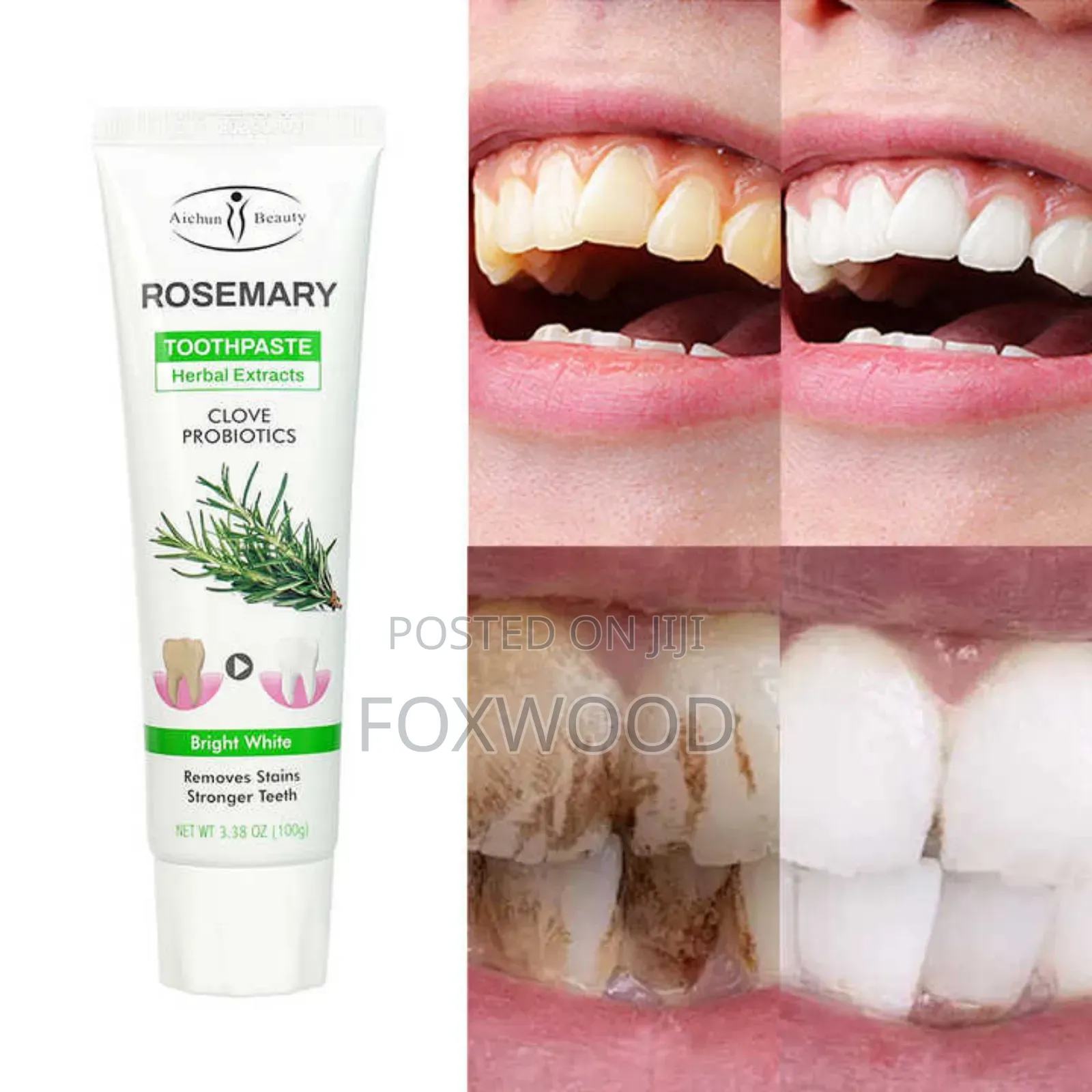 Davey Sensitive Gum White Teeth Powder.