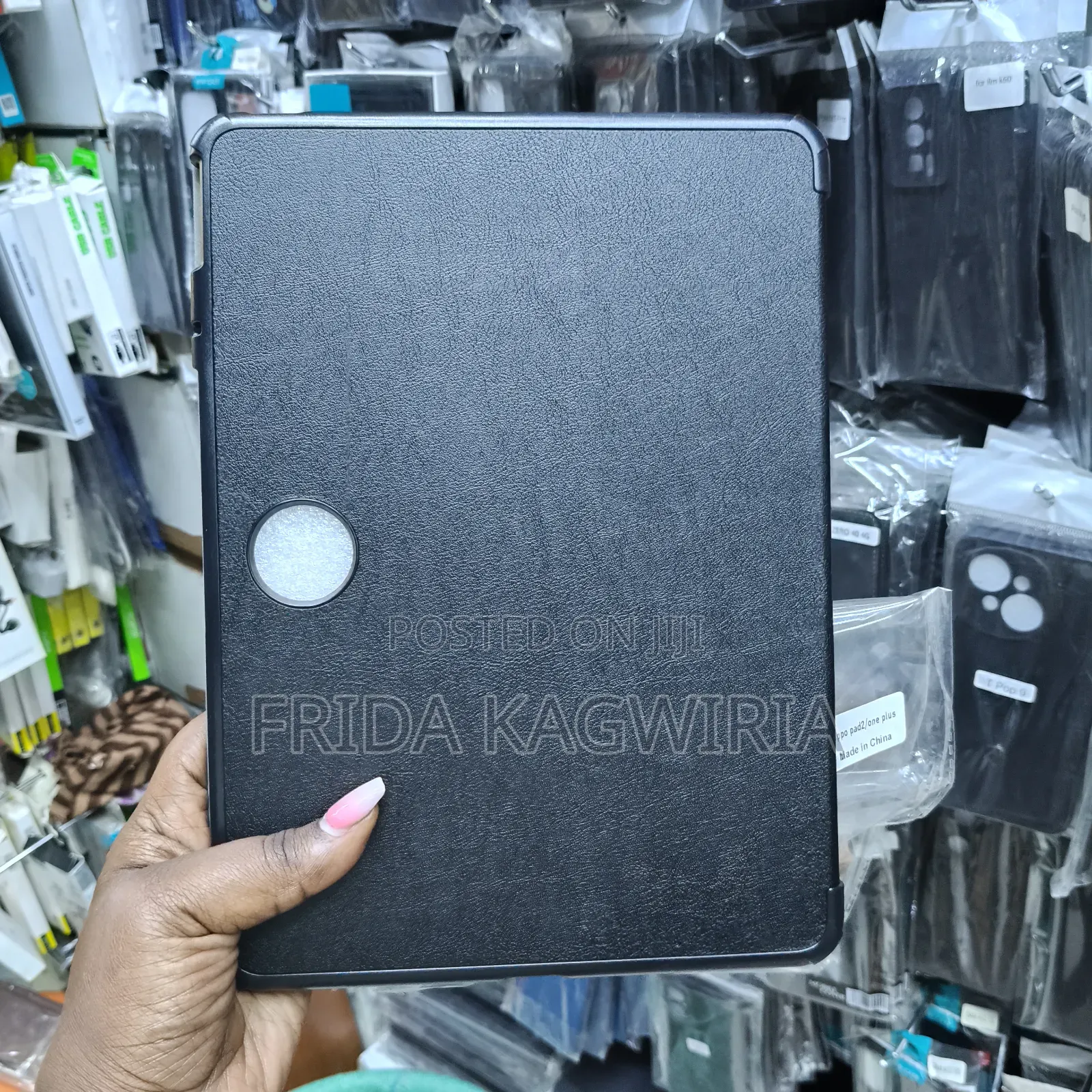 Oppo Pad 2 Leather Flip Cover