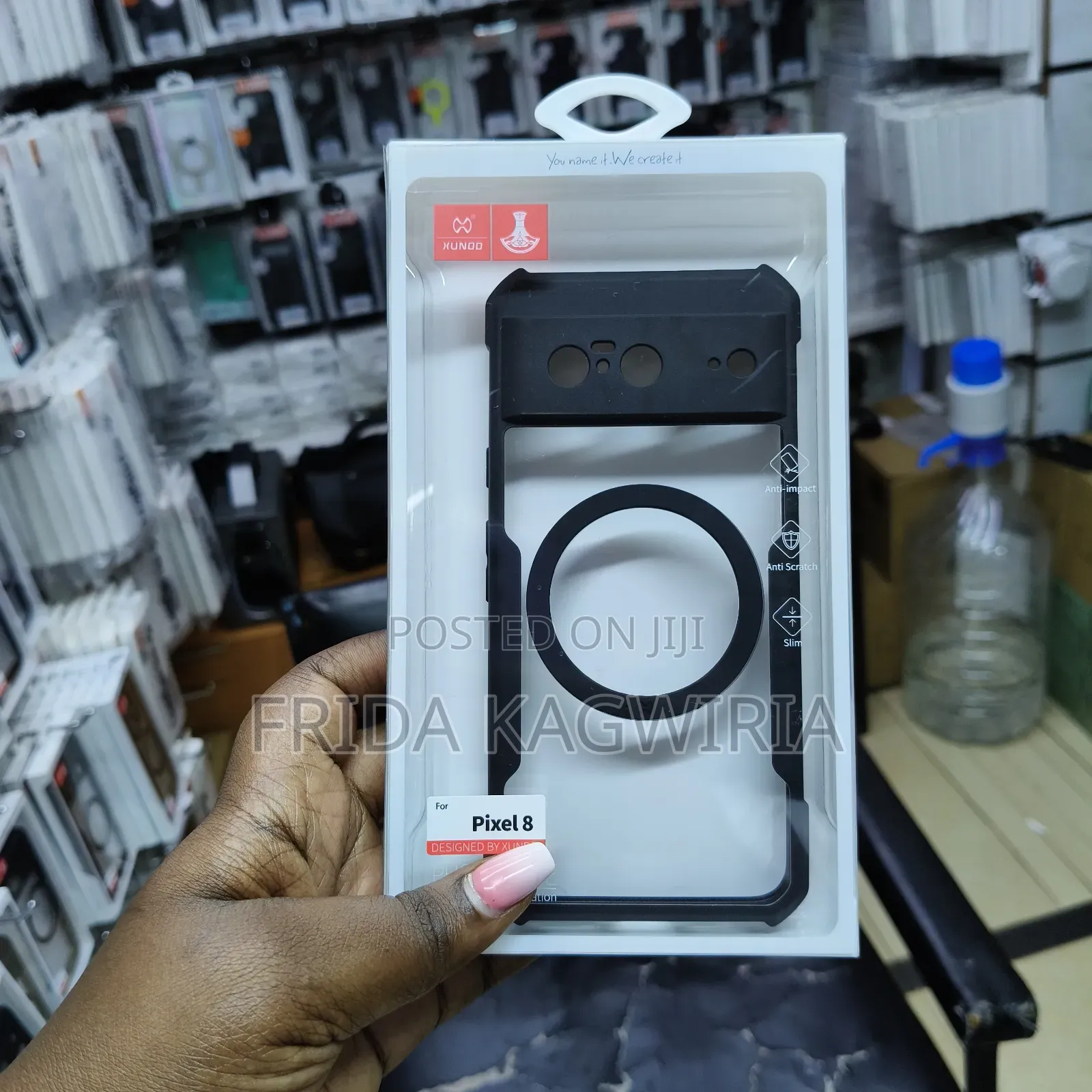 Xundd Shockproof Clear Back Cover for Google Pixel 8