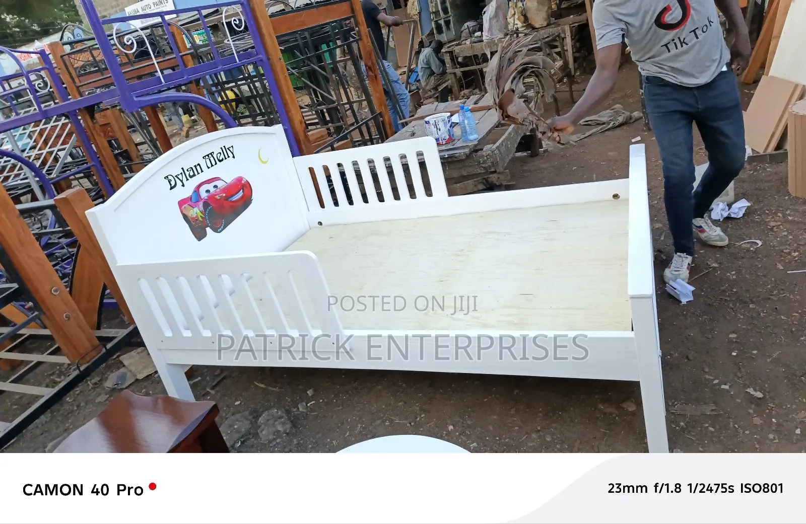 Modern Wooden Toddler Bed