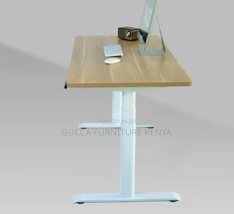 Office Desk:160cm Wide Modern Electric Sit Stand Office Desk