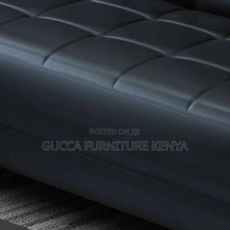 Office Sofa:5-Seater Reception Visitor Sofa With Armrest