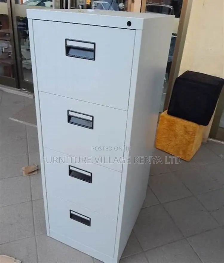 Cabinets:Office Vertical Steel File Storage Locker(4-Drawer)