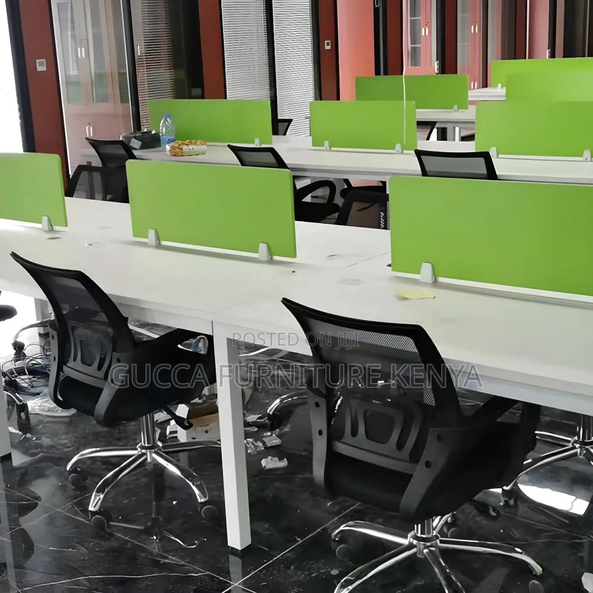 Office Chair: Adjustable Seat Height Arm Mesh Chair